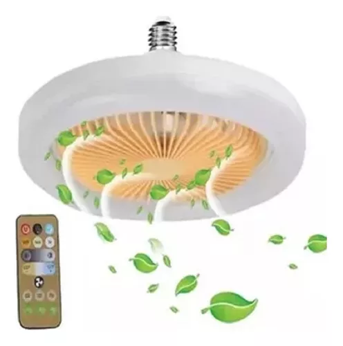 Bombillo Ventilador Led Lampara Control